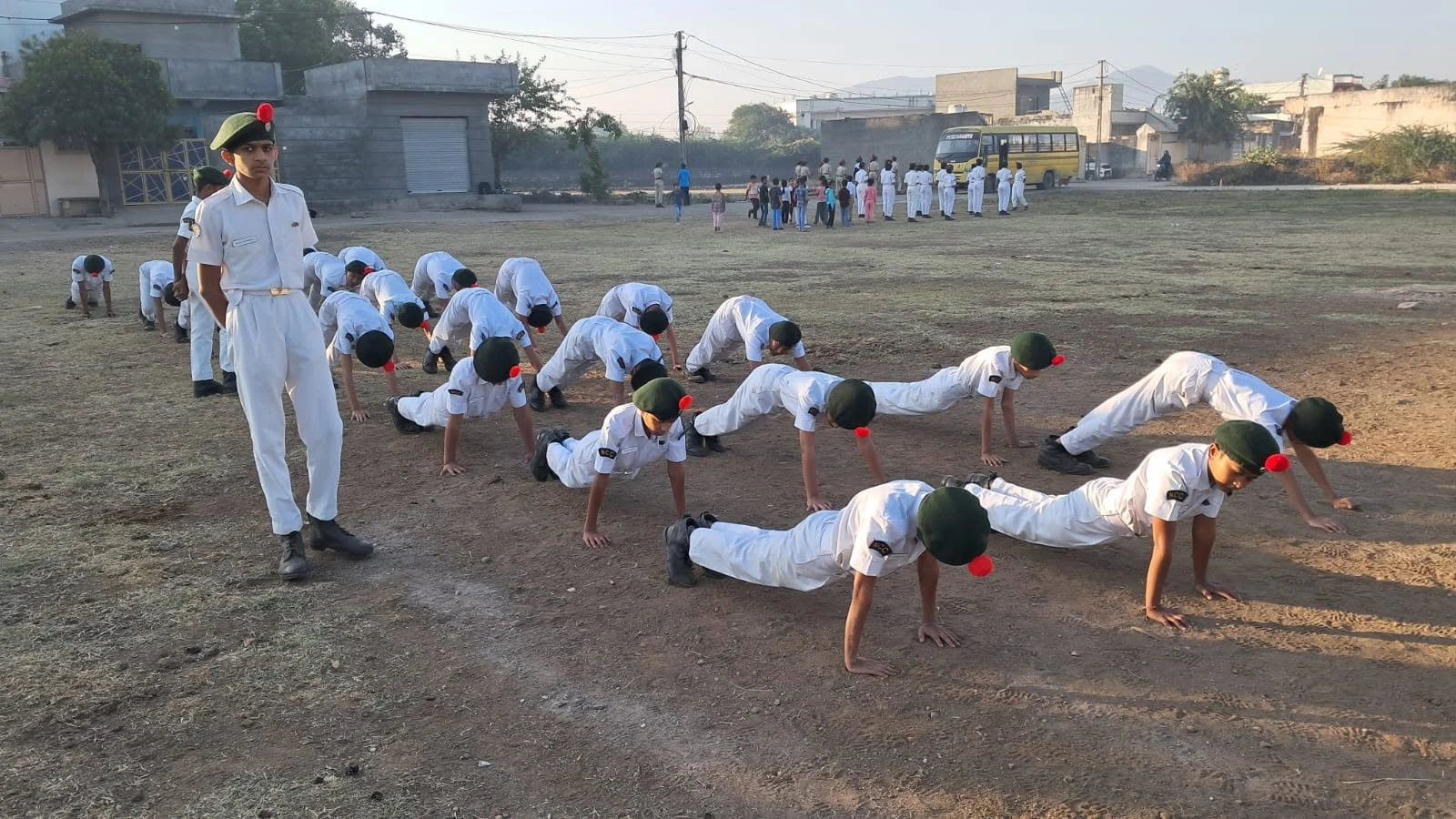 NCC-boys-white-dress
