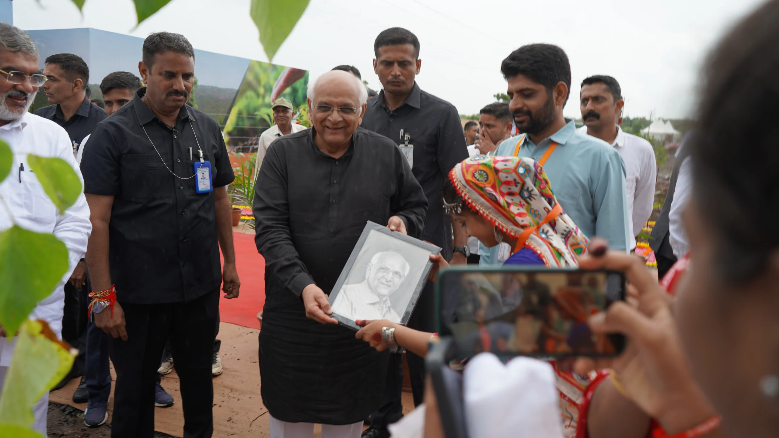 Felicitation of Shri Bhupendrabhai Patel (Chief Minister of Gujarat State) By Our School Students