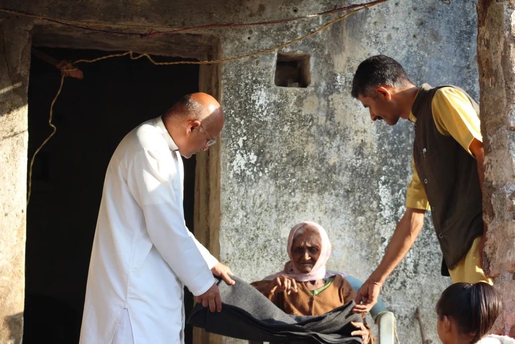 Warmth for the Needy: Blanket Distribution