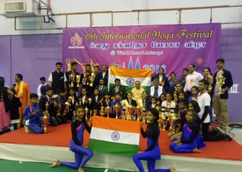 School Students Shining With An Outstanding Performance At The 6th International Yoga Festival At Singаpore School Students Shining With An Outstanding Performance At The 6th International Yoga Festival At Singаpore