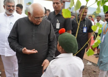 Gujarat CM Bhupendra Patel Sir Is Discussing With Our NCC Naval Cadets Gujarat CM Bhupendra Patel Sir Is Discussing With Our NCC Naval Cadets